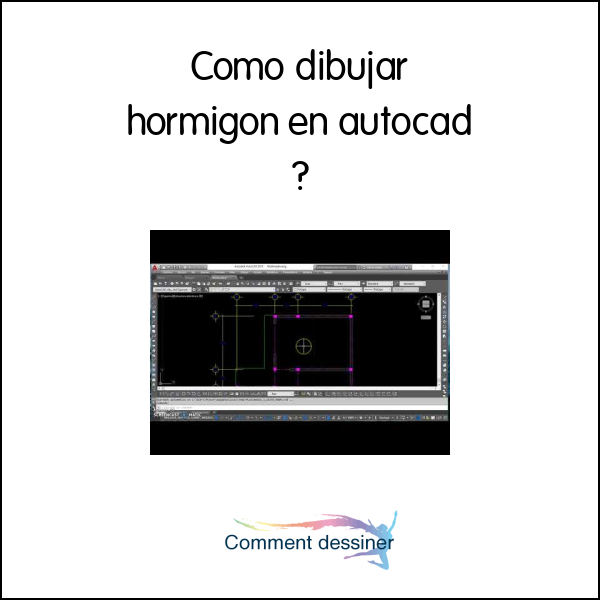 Como dibujar hormigon en autocad